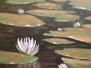 "Lily Pond" By Annette Tan, Acrylic on Canvas