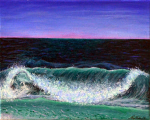 Luminescent Sea by Lena Stollinger, Acrylic on Canvas