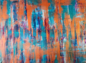"Copper Dream" by Melissa Hoskins, Acrylic on Canvas
