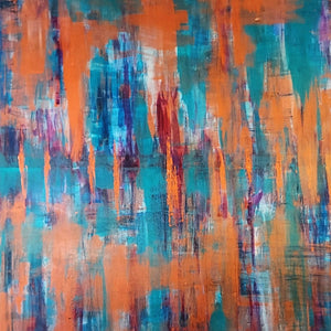 "Copper Dream" by Melissa Hoskins, Acrylic on Canvas