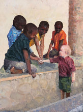 "New Kid on the Block" By Joseph Grenn, Oil on Canvas