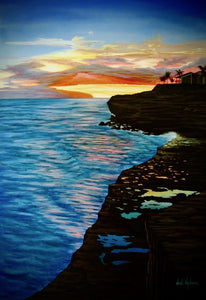 Sunset in Poipu Kauai by Nick Hydreos