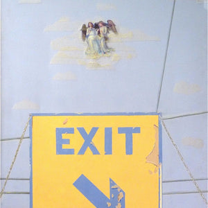 "Old Sign on Washington Beach" By Irina Chelyapov, Mixed Media on Canvas