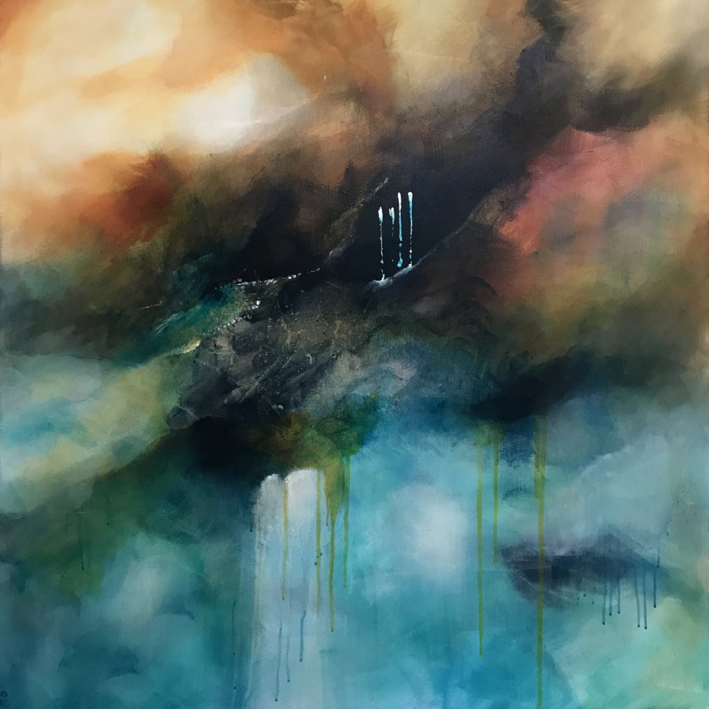 Rainy Day by Maria Biederbeck, Acrylic on Canvas