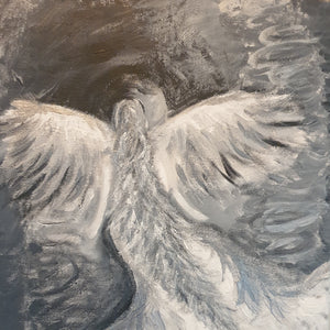 "Light Angel" by Tapp Elisabeth, Acrylic on Canvas