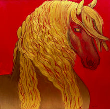 "Ocean Horse II" by Souzan Zargari, Acrylic on Canvas