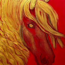 "Ocean Horse II" by Souzan Zargari, Acrylic on Canvas