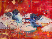 "Angel Baby" by Sara Stoffmacher, Mixed Media on Canvas