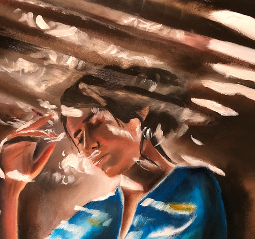 “Contemplation” By Victoria Heath, Oil On Canvas