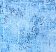 “Blue” By Judit Escayola, Mixed Media on Canvas