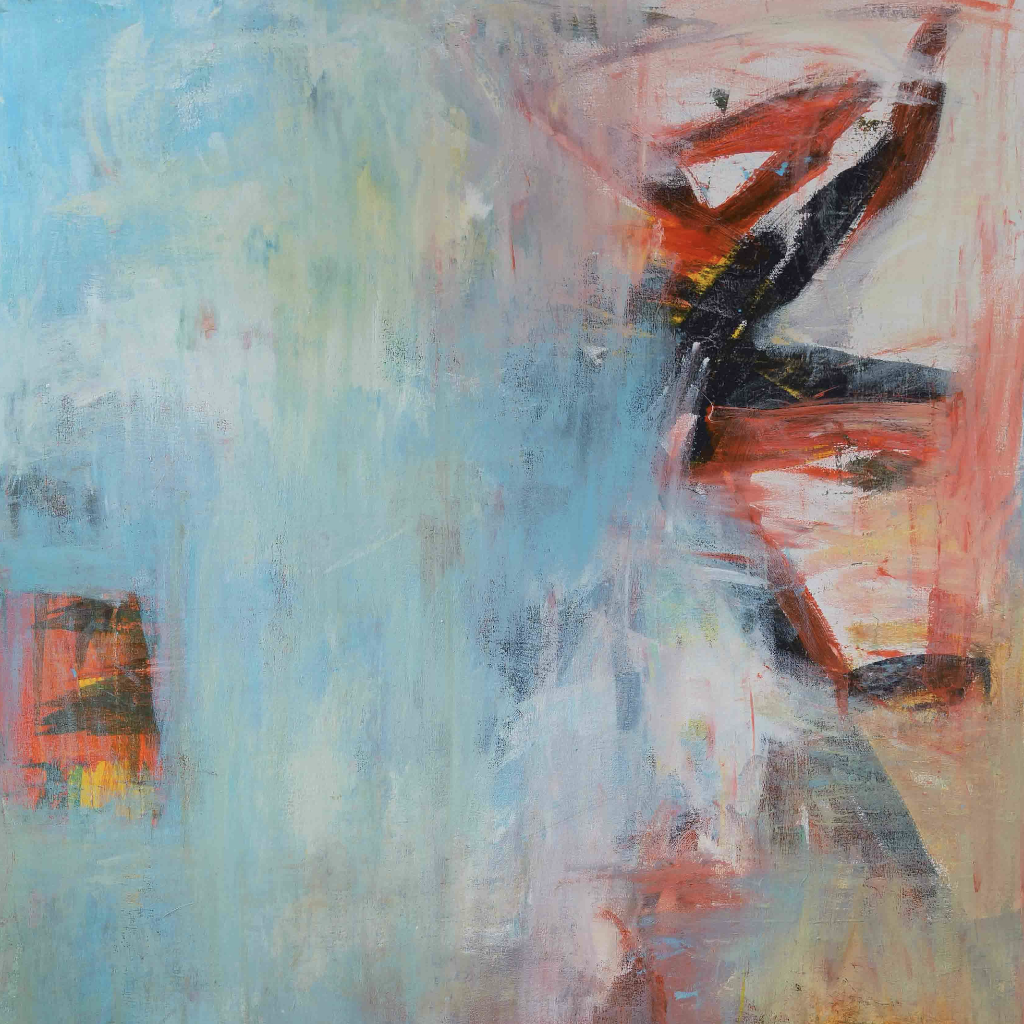 Untitled Blue 3 by Heather Pieters, Acrylic on Canvas
