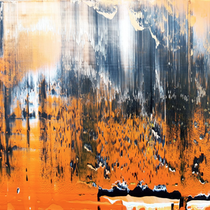 "Orange" By Monika Kovatsch, Acrylic on Canvas