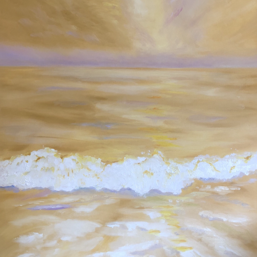 Golden Shores by Lesa Vander Bie, Oil on Canvas