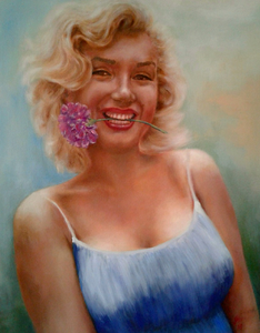 "Marylin" By Michael Gutkin, Oil on Canvas