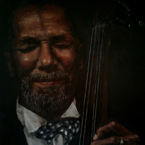 "Ron Carter" By Michael Gutkin, Oil on Canvas