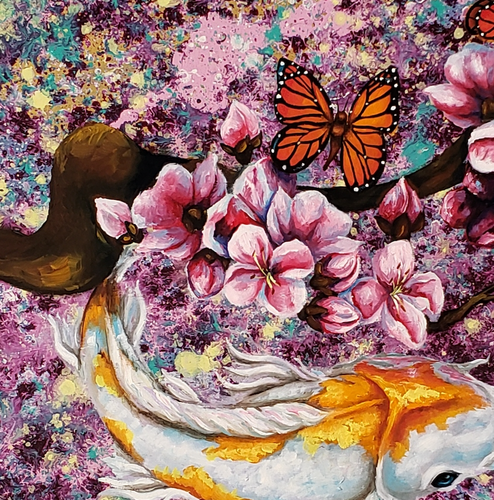 “All This and Heaven” By Jill Crowley, Oil on Wood Panel