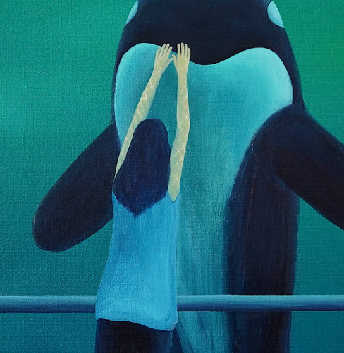 “Out of the Silent Planet” By Anders Rasmussen, Acrylic on Canvas