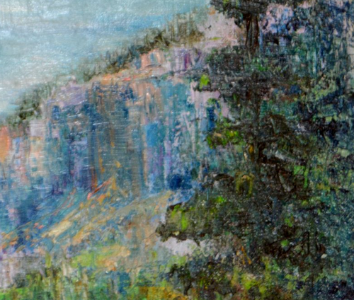 “Big Bear” By Lolita Chin, Oil on Canvas Board