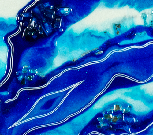 “Agate Blossom” By Alisa Gerasimova, Resin On Wood