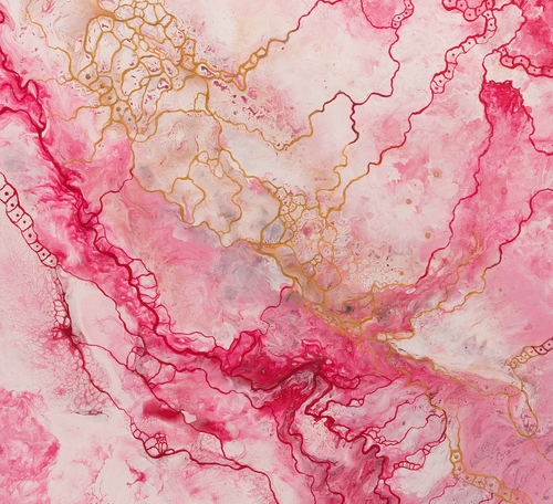 “Chaotic Mind” By Vicky Remiss, Mixed Media on Canvas