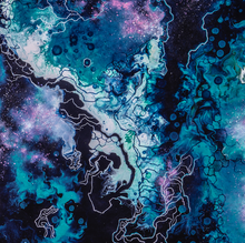 “Cosmic Ocean” By Vicky Remiss,  Acrylic on Canvas