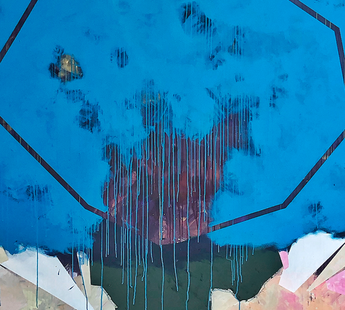 “New Ordination” By Marcio Costa, Acrylic on Canvas