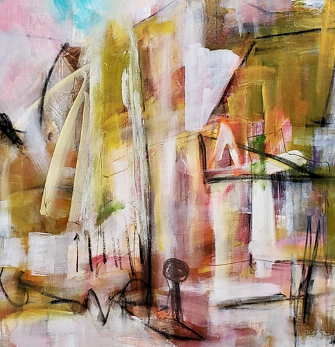 “Versailles” By Marie Manon, Acrylic on Canvas