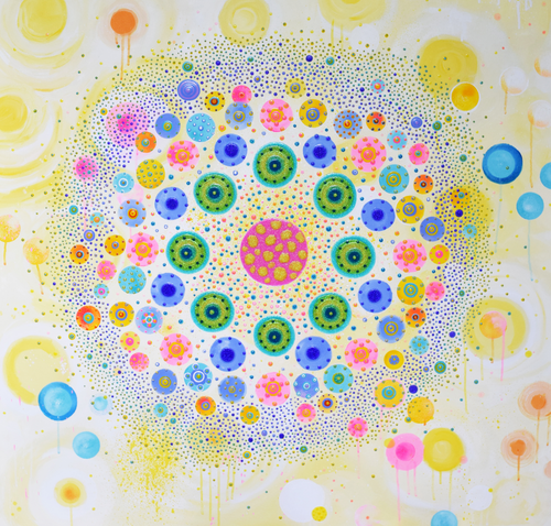“We Will last Through All Eternity” By Joanna Chrys, Mixed Media on Canvas