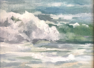 “Rolling Waves” By Cynthia Lundquist, Oil on Linen