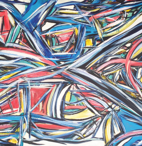 “Comforting” By Stevie Parker, Acrylic on Canvas