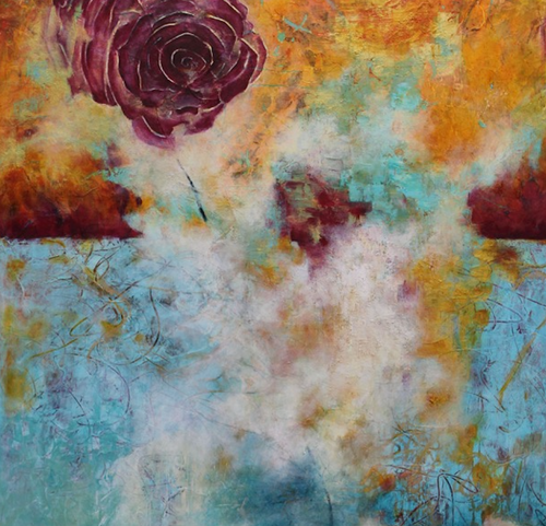 “Integrated” By Sharon Grimes, Cradled Wood Panel