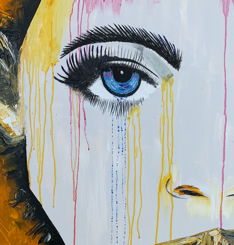 “Through the Rain” By Lisa Maree, Oil on Canvas