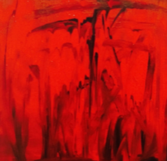 “Red” By Jamie Lawrence, Acrylic on Canvas