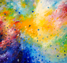 “Day and Night” By Vasily Vazhenin, Oil on Canvas