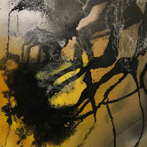 “Untitled 2”  By Rebecka Forsén., Acrylic on Metal