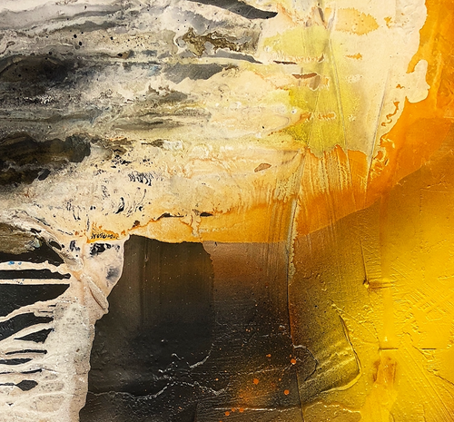 “Untitled 3”  By Rebecka Forsén, Mixed Media and Acrylic on Metal