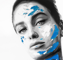 “I Dare You” By Robin Declercq, Oil on Canvas
