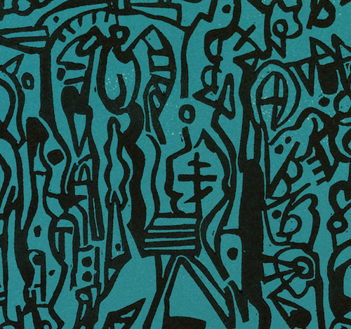 “Inauspicious Site In Ekaterinburg” By Rostislav Romanov, Lino Print on Paper