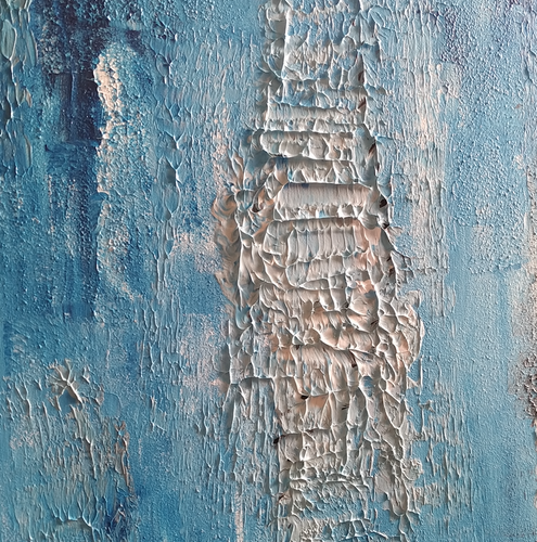 “Hudson ll” By Hanaa Merouane, Acrylic on Canvas