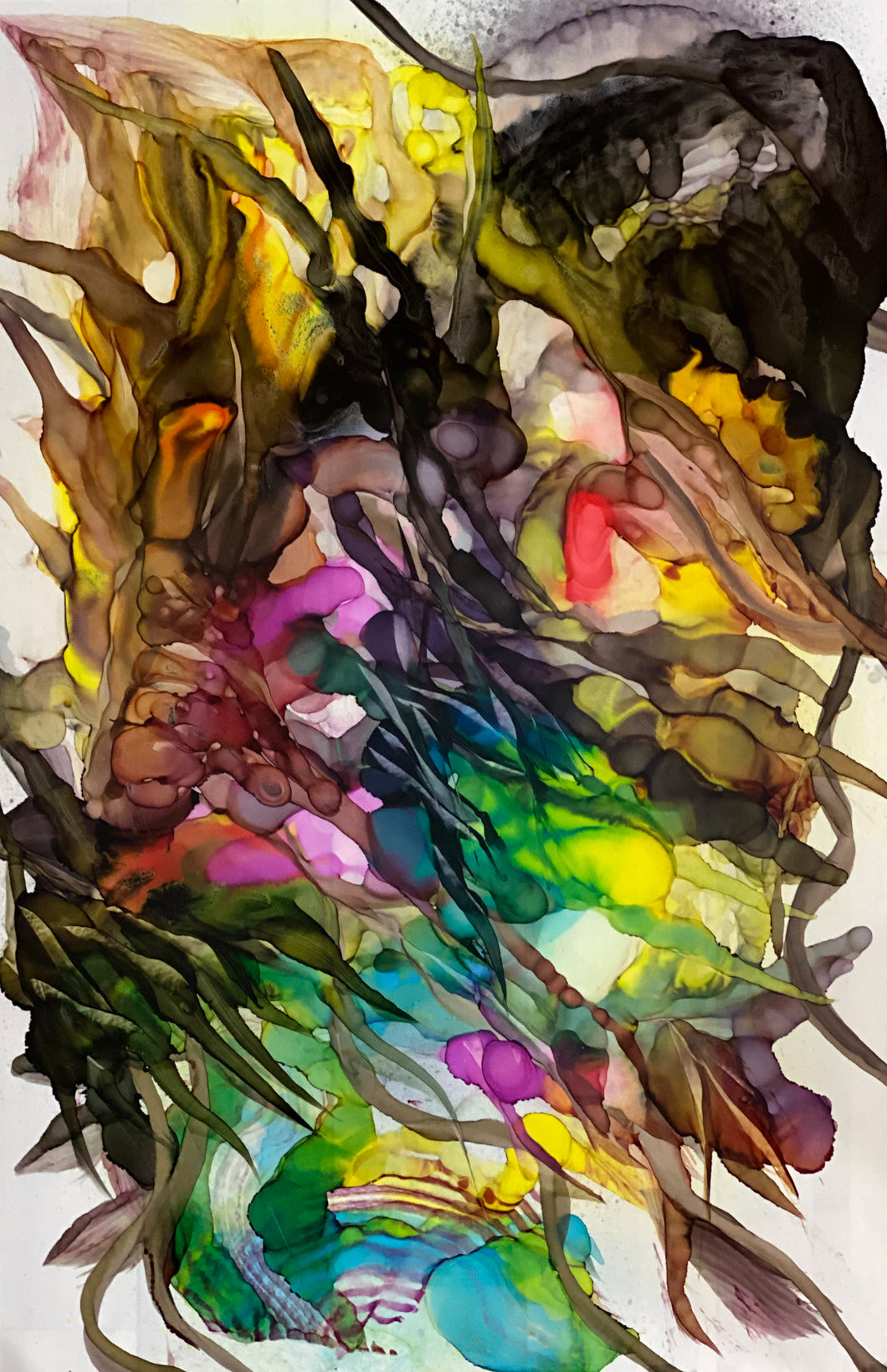 Alcohol Ink on Yupo Paper