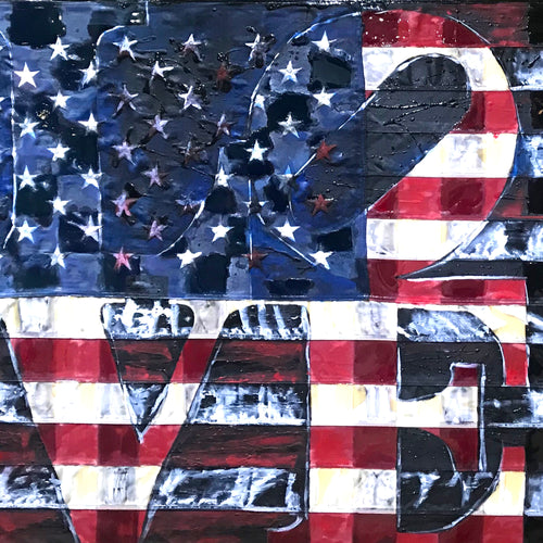 Mending America by Jacek Lazuka, Mixed Media