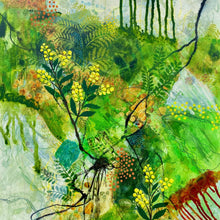 “Evergreen" by Wendy Sinclair, Mixed Media on Canvas