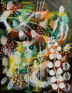 "A Paradox of Nature" by Wendy Sinclair, Mixed Media on Canvas