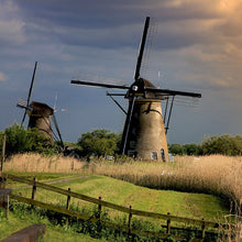 "Kinderdijk Windmills” by William Myers, Photograph on Fine Art Aluminum