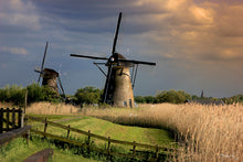 "Kinderdijk Windmills” by William Myers, Photograph on Fine Art Aluminum