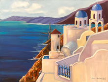 "Greece" by Rosana Ward, Oil on Canvas