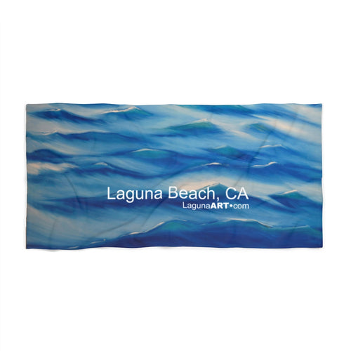 Laguna Art Beach Towel