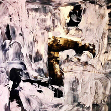 "Black and White" by Charlie Patton, Mixed Media on Canvas