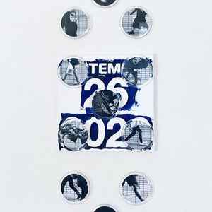 “September 26, 2020” by Michiyoshi DEGUCHI,  Oil , cotton cloth , photo , plexiglas