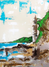 "Pirate Tower" by Colleen Flynn, Acrylic on Canvas